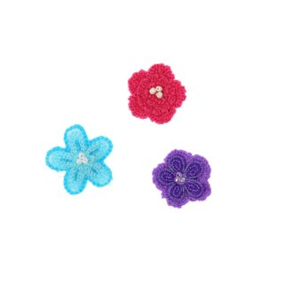 B&uuml;gelbild BeaLena &quot;Blumen hellblau, pink &amp; violett&quot;   