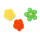 B&uuml;gelbild BeaLena &quot;Blumen gelb, orange &amp; hellgr&uuml;n&quot;    