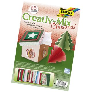Bastelset &quot;Creativ-Mix Christmas&quot; 83 Teile A5