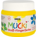 Fingerfarbe &quot;Mucki - Textil&quot; 2 - Gelb