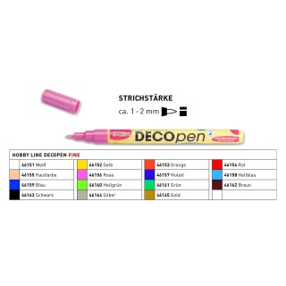 DECO Pen Acrylstift fine 1-2mm