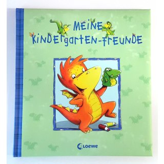Freundebuch &quot;Meine Kindergarten-Freunde&quot; (Drache / blau)