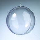 Kunststoffkugel glasklar, teilbar, 120 mm  