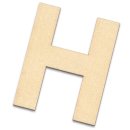 Buchstabe H, Holz 4cm