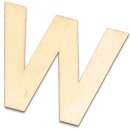 Buchstabe W, Holz 4cm