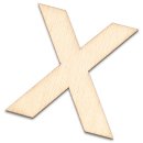 Buchstabe X, Holz 4cm