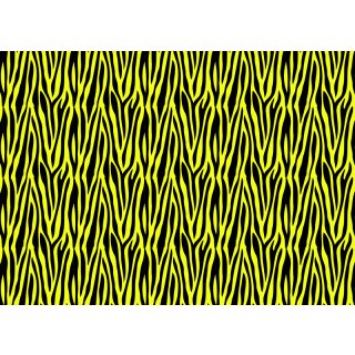 Decoupage-Papier "Zebra Gelb"