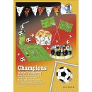 Fotokarton "Champions" Fußball A4,  10 Blatt