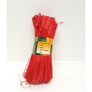 Raffia-Gartenbast, 50 g, rot