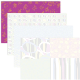 Decoupage-Papier "Sterne pink"