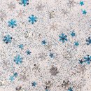 Glitter Glue Confetti 53 ml Snow blau / silber