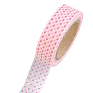 Creative Tape &quot;Punkte micro rosa&quot; 15 mm x 10 m