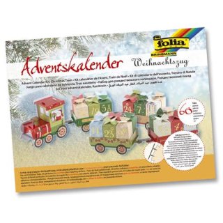 Bastelset &quot;Weihnachtszug&quot; Geschenkboxen-Adventskalender