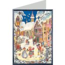 Weihnachtskarte "Verschneite Stadt"