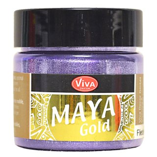 Viva Decor Maya Gold Flieder /Lila günstig kaufen