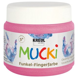 Funkel - Fingerfarbe "Mucki" 150 ml Feenstaub - Rosa
