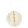 3D Wabenball aus Papier, 8 cm, creme, Btl. &agrave; 4 St.