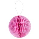 3D Wabenball aus Papier, 8 cm, ros&eacute;, Btl. &agrave;...