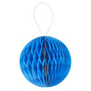3D Wabenball aus Papier, 8 cm, hellblau, Btl. &agrave; 4 St.