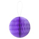 3D Wabenball aus Papier, 8 cm, lavendel, Btl. &agrave; 4 St.