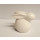 Keramik Hase, ca. 6cm, wei&szlig; - matt