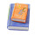 Bücher orange/blau, ca. 4 cm