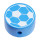 Schnulli-Fu&szlig;ball, blau-weiss, 4 St&uuml;ck