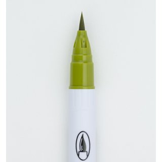ZIG Clean Colors Real Brush Marker - 046 Mid Green