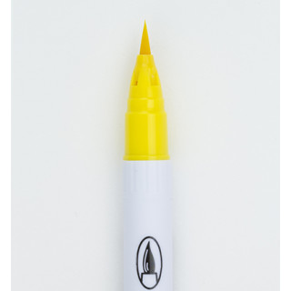 ZIG Clean Colors Real Brush Marker - 050 Yellow