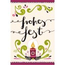 Adventskalenderkarte "Frohes Fest"