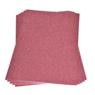 Moosgummi Glitter 20 x 30 cm, 2 mm, rosa