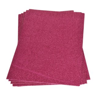 Moosgummi Glitter 20 x 30 cm, 2 mm, pink