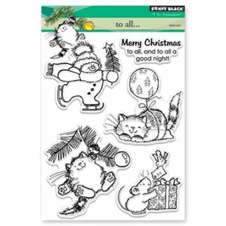 Clear Stamp "To All ... - Frohe Weihnachten"