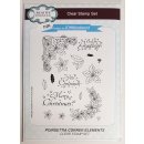 Clear Stamps &quot;Weihnachtsstern Ecke - Poinsettia...