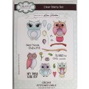 Clear Stamps "Eulen - Stitched Owls"