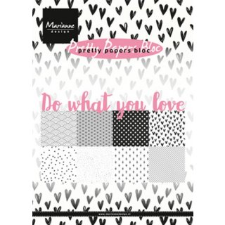Marianne Design Pretty Papers &quot;Do what you love&quot; A5 (32 Blatt)