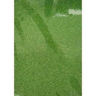 Moosgummi Glitter 20 x 30 cm, 2 mm, hellgrün