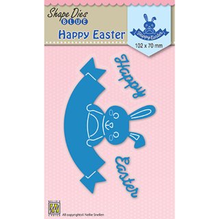 Stanzschablone Frohe Ostern - Happy Easter Nellie´s SDB033