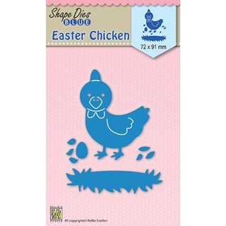 Stanzschablone Osterhuhn - Easter Chicken Nellie´s SDB030