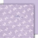 Scrapbookingpapier Set "Ever and Always - Lavender" 12 x...