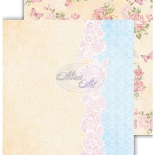 Scrapbookingpapier Flower Harmony 05 12 x 12 Altair Art