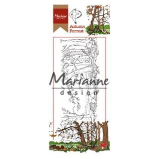 Marianne Design Stempel Hettys border: Autumn forest - Herbstwald