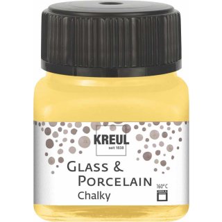 Kreul Glass & Porcelain Chalky - Yellow Safran