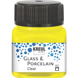 Kreul Glass & Porcelain Clear - Gelb