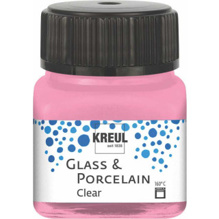 Kreul Glass & Porcelain Clear - Rosa