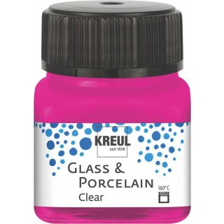 Kreul Glass & Porcelain Clear - Pink