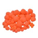Pompons, orange, 7 - 25 mm, 75 Stk.