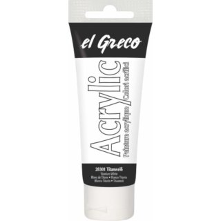 KREUL el Greco Acrylic Titanweiß 75 ml Tube