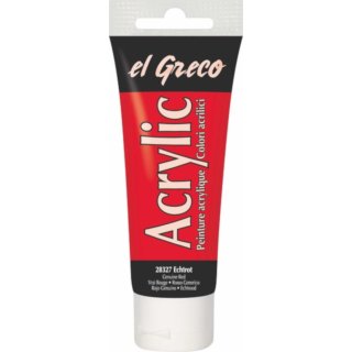 KREUL el Greco Acrylic Echtrot 75 ml Tube