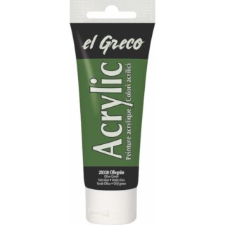 KREUL el Greco Acrylic Olivgrün 75 ml Tube